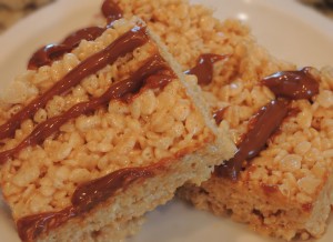 Dulce de Leche Rice Krispie Treats