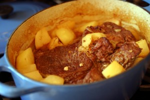 Garlicky Pot Roast