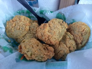 Champy's chicken Fried Green Tomatoes