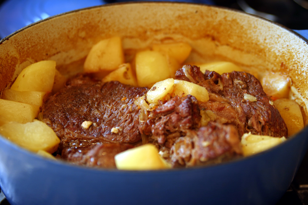 Garlicky Pot Roast